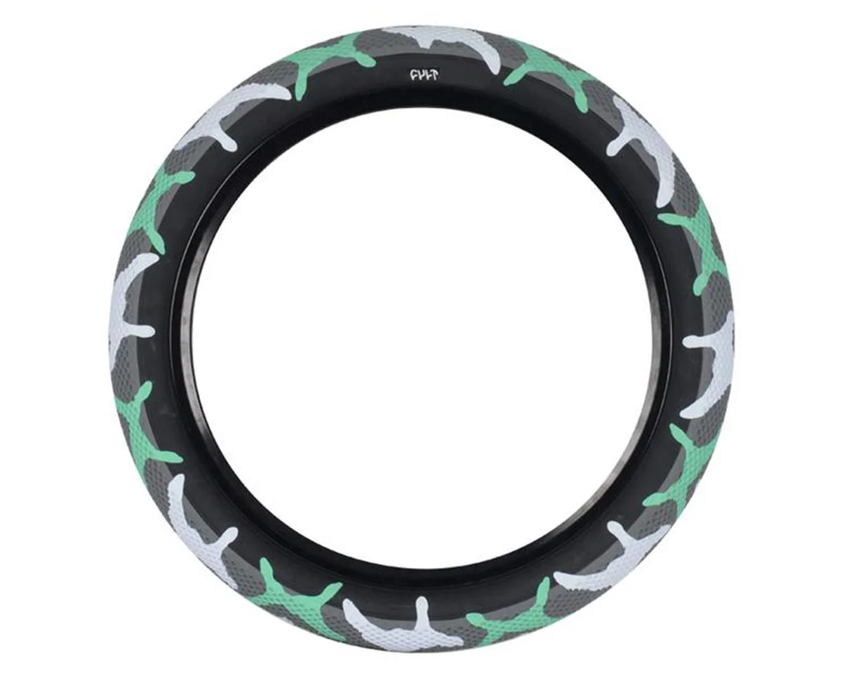 Cult Vans Tire (Teal Camo/Black) (Wire) (29") (2.1")